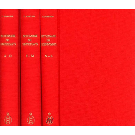 Dictionnaire des indépendants  1884-1914 répertoire des exposants et liste des oeuvres présentées 3vol