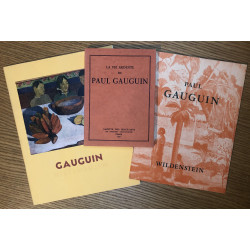 Paul Gauguin - Lot de 3 catalogues Wildenstein