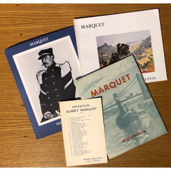 Lot de 3 catalogues d'exposition Albert Marquet - Wildenstein