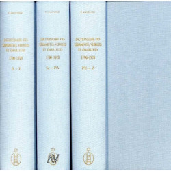 Dictionnaire des céramistes peintres sur porcelaine verre et émailleurs 1700-1920 (3 vol)